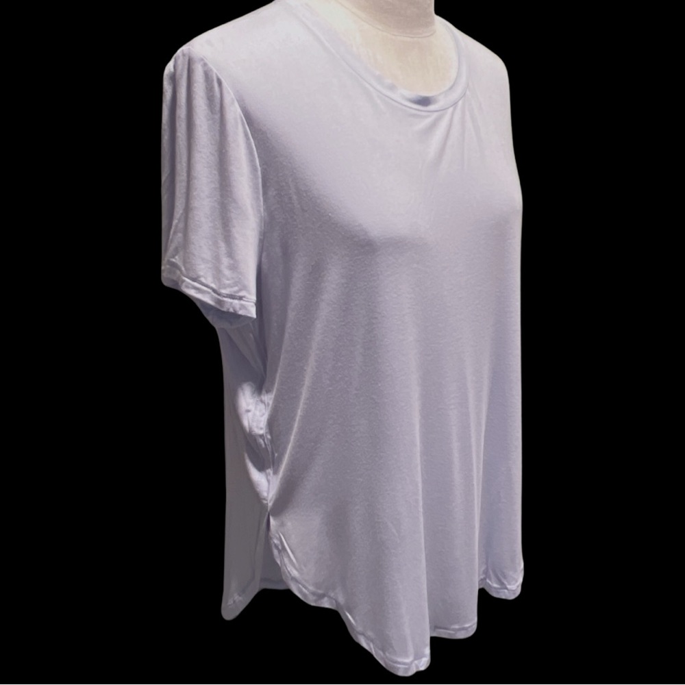NWT XL Madison baby blue/light periwinkle super soft stretchy tee